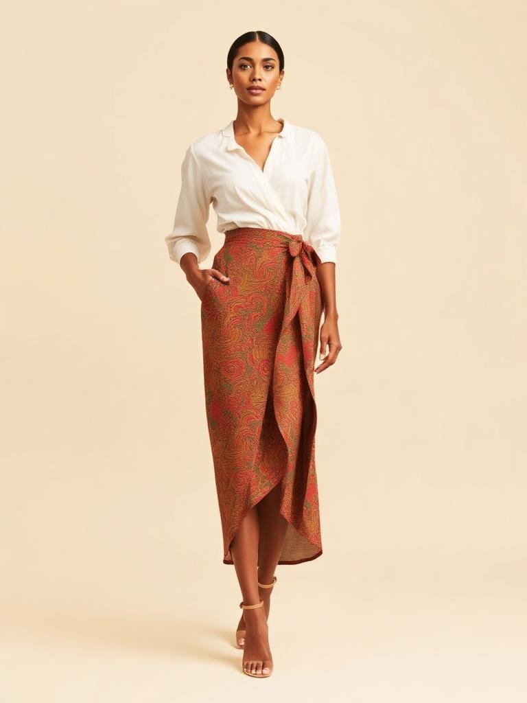 Folake Wrap Skirt